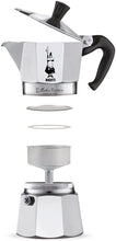 Cafetera Italiana Bialetti Océana Moka Express de 4 y 6 tazas - Café Central