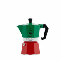 Cafetera Italiana Bialetti Moka Express de 3 y 6 tazas Roja - Café Central