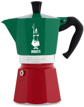 Cafetera Italiana Bialetti Moka Express de 3 y 6 tazas Roja - Café Central
