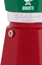 Cafetera Italiana Bialetti Moka Express de 3 y 6 tazas Roja - Café Central