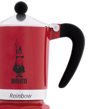 Cafetera Italiana Bialetti Rainbow de 3 y 6 tazas - Café Central