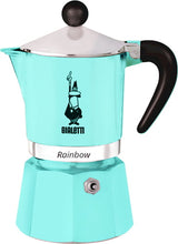 Cafetera Italiana Bialetti Rainbow de 3 y 6 tazas - Café Central